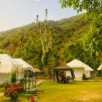 Family Cottage: Ideal for families of four, it includes two bedrooms, a private lawn, and a kitchenette overlooking the tea gardens.